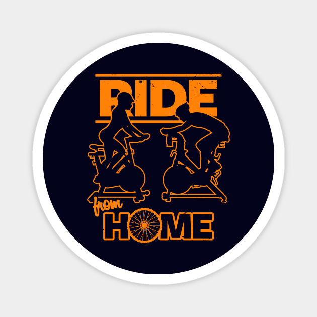 Cycling Cyclist Exercise Fitness Stay Home Meme Gift For Cyclist Magnet by IloveCycling